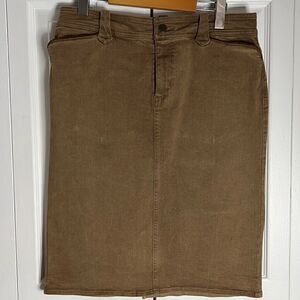 Ralph Lauren Brown Denim Skirt Size 6‎